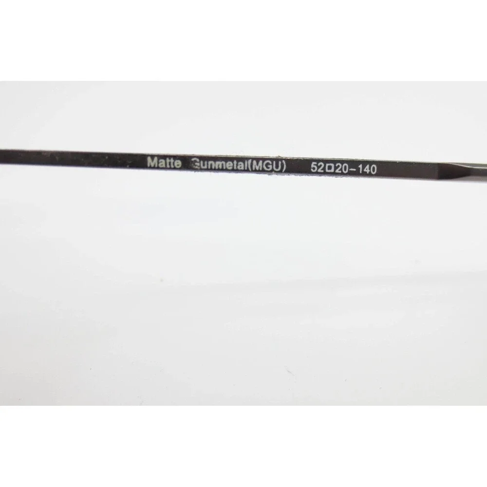 Ducks Unlimited Carlson Matte Gunmetal MGU Semi Rimless Eyeglasses 52-20-140